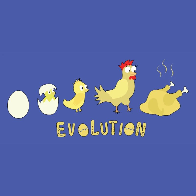 Evolution Ei Huhn Brathähnchen BBQ Barbecue