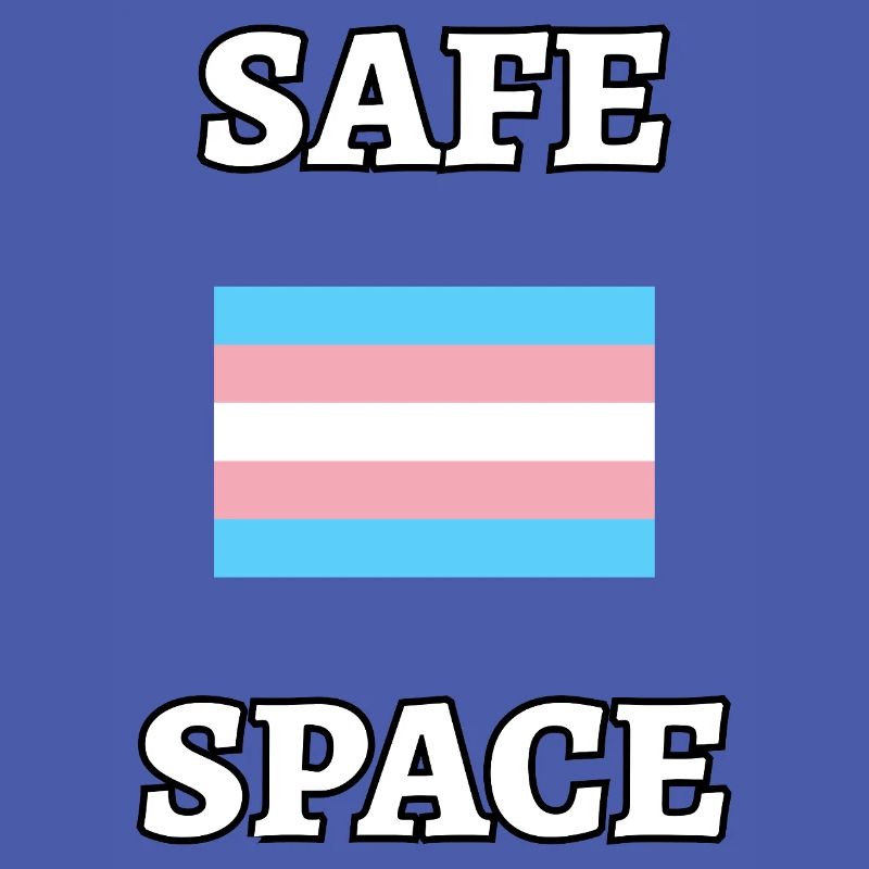 DRAPEAU TRANS SAFE SPACE