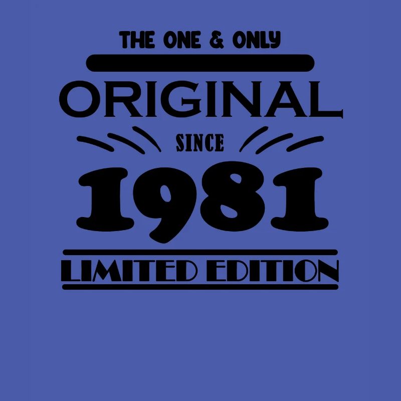 1981 - Année de construction 1981 - Naissance 1981