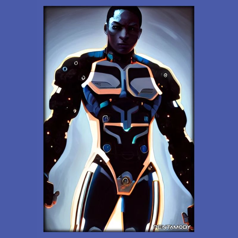 Cyborg Man Future Sci-Fi Machine Technology