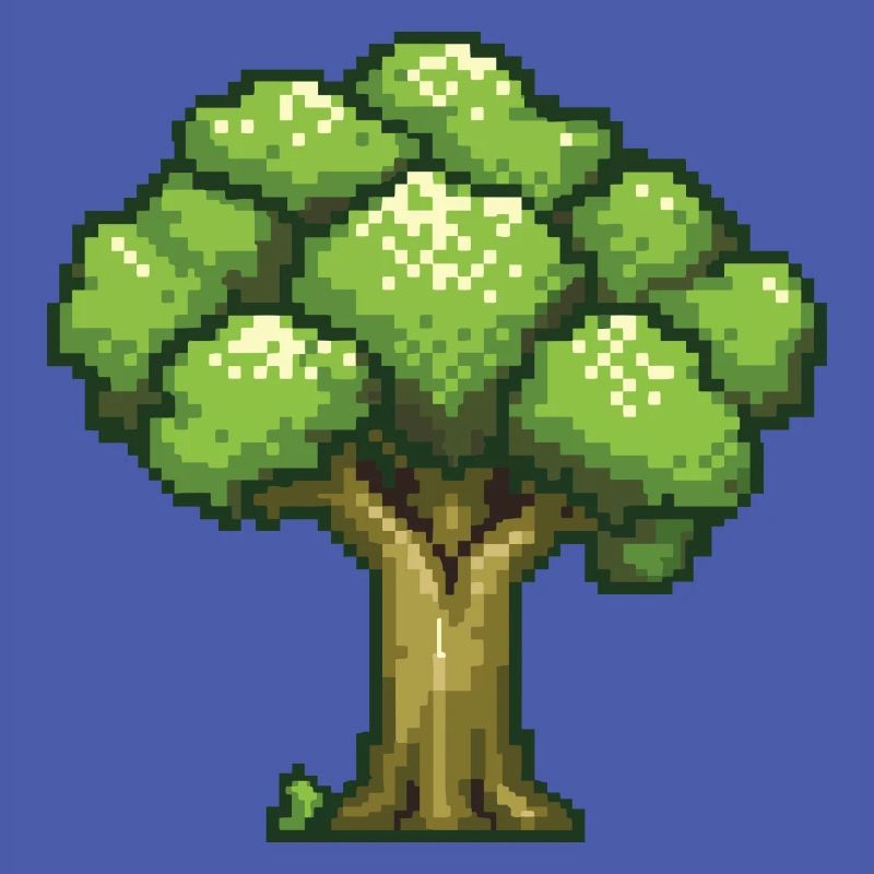 Broccoli Pixel Icon