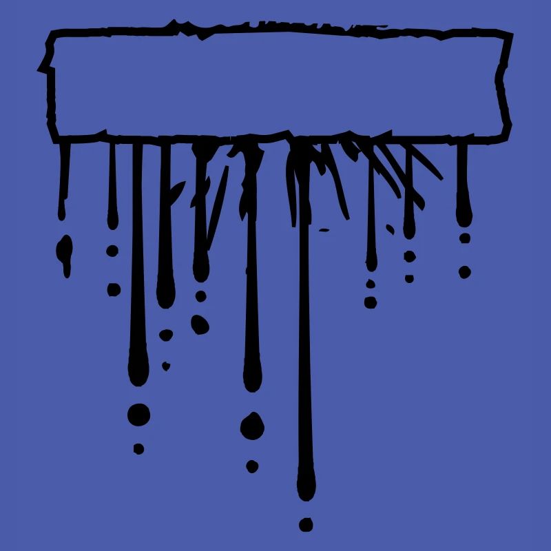 Text field sign frame drop graffiti splashes