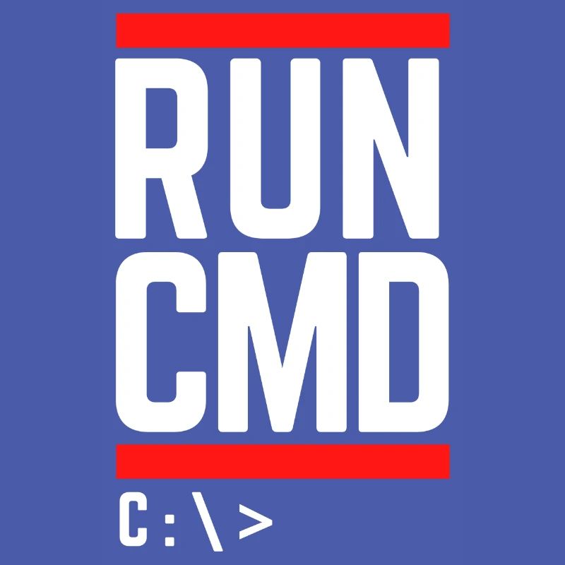Run CMD Lustiger Spruch Informatik Nerd Code