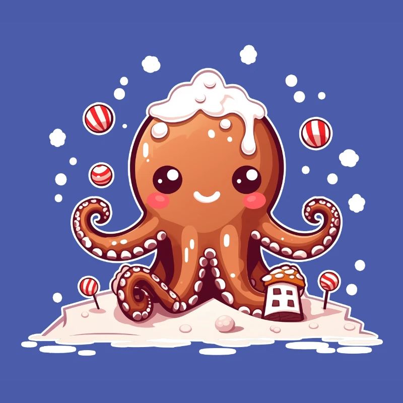 Gingerbread Octopus