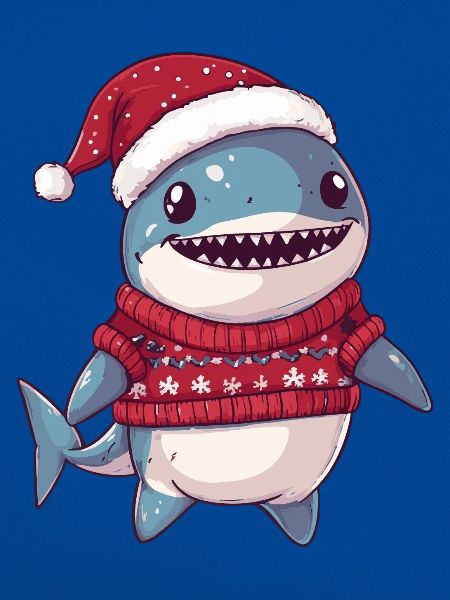 Shark Christmas Comic