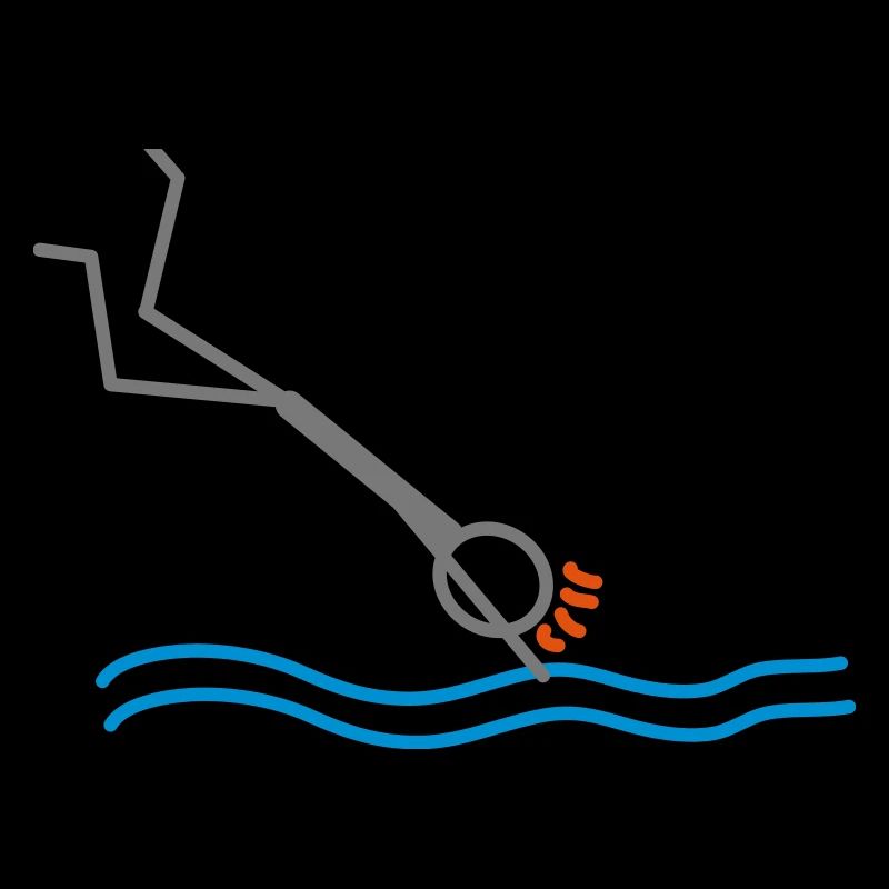 springen / schwimmen