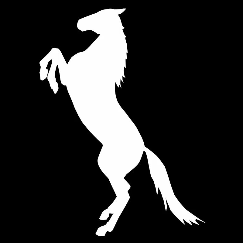 steigendes Pferd