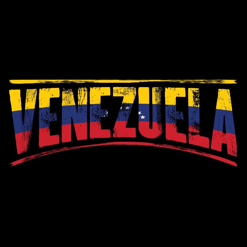 Venezuela in Tricolor Font