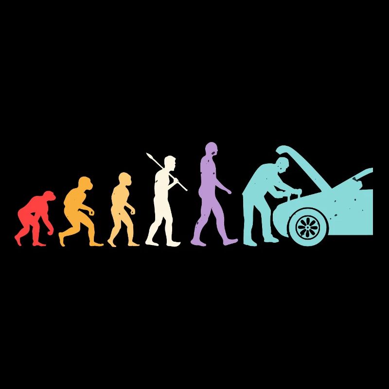 Evolution Mechanic Humor Mechanic Garage