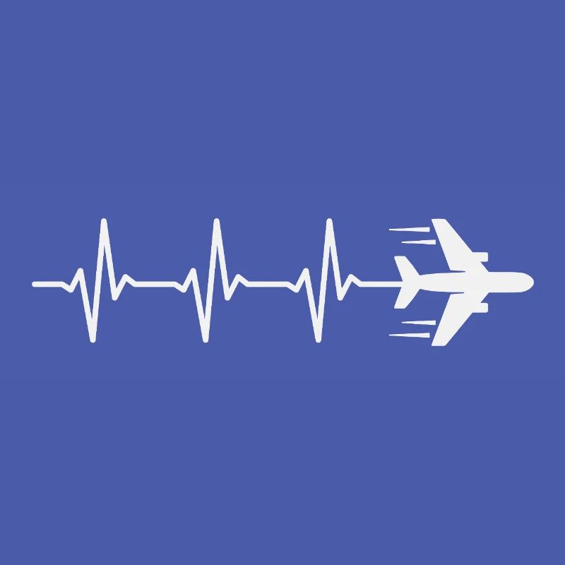 Flugzeug Herzschlag Pilot Luftfahrt Flieger