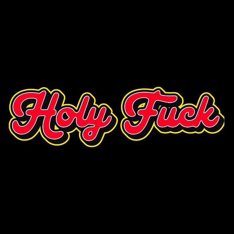 Heilige Scheiße 3D Red Script