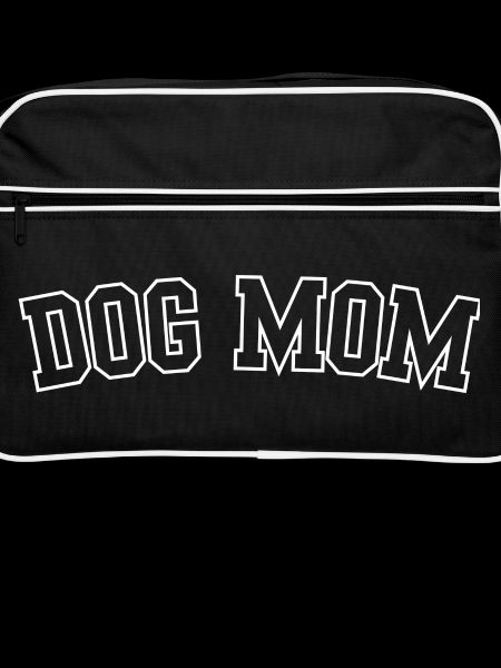 Dog Mom Bold Block Lettering