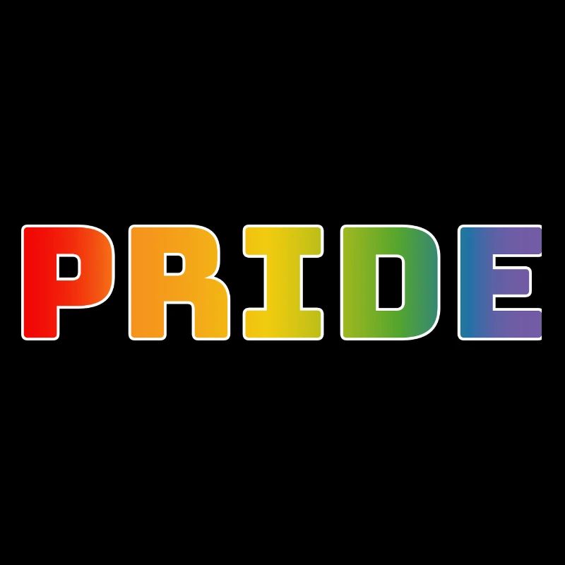 Rainbow pride blanc