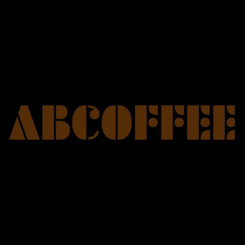 Coffee alphabet