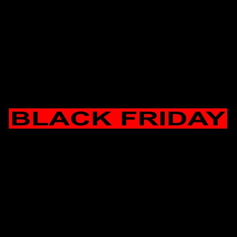 Black Friday bande rouge