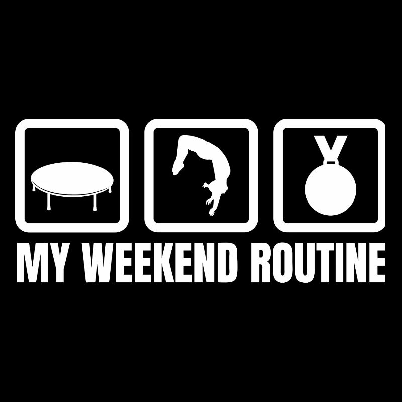 Trampoline Weekend Routine