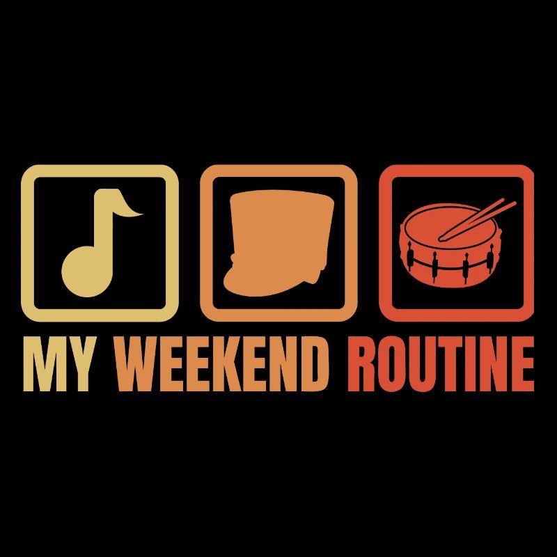 Funny Drummer Weekend