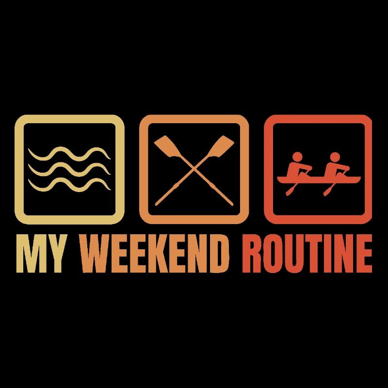 Ruderer Wochenendroutine