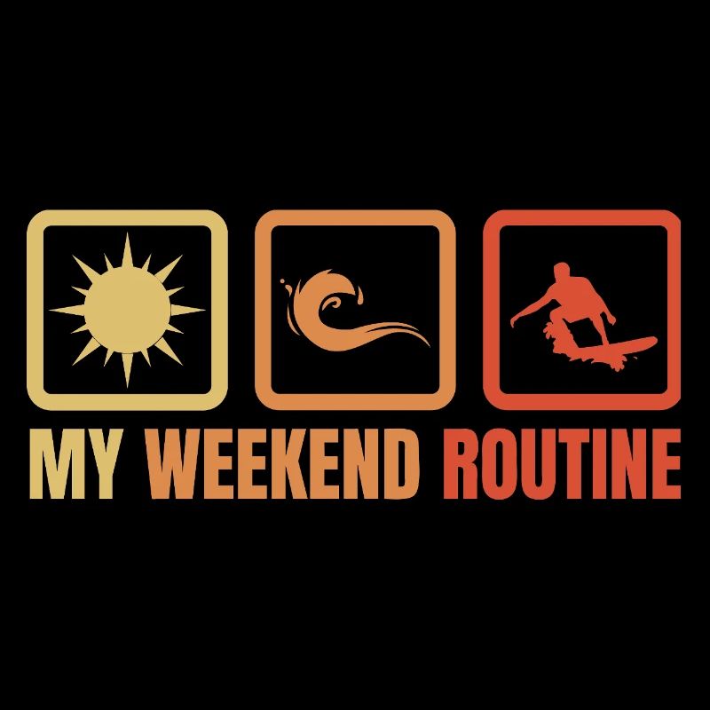 Routine du week-end de surf