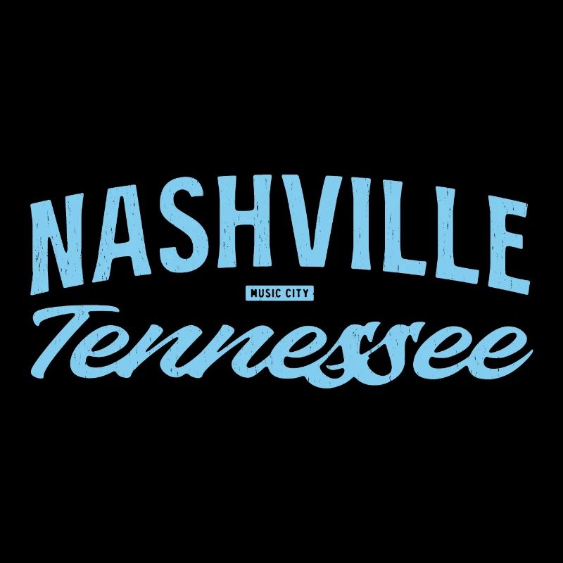 Nashville Script Blau