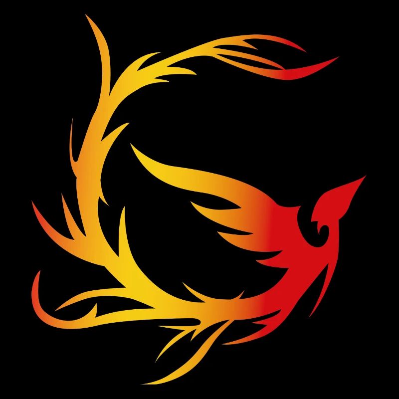 Firebird Circle with Gradient