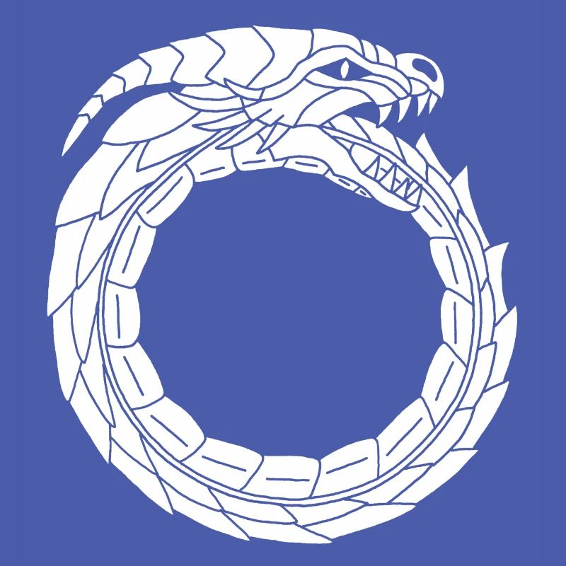 Dragon blanc dévoreur