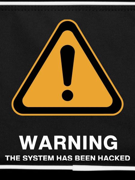 Hacked System Warning Icon