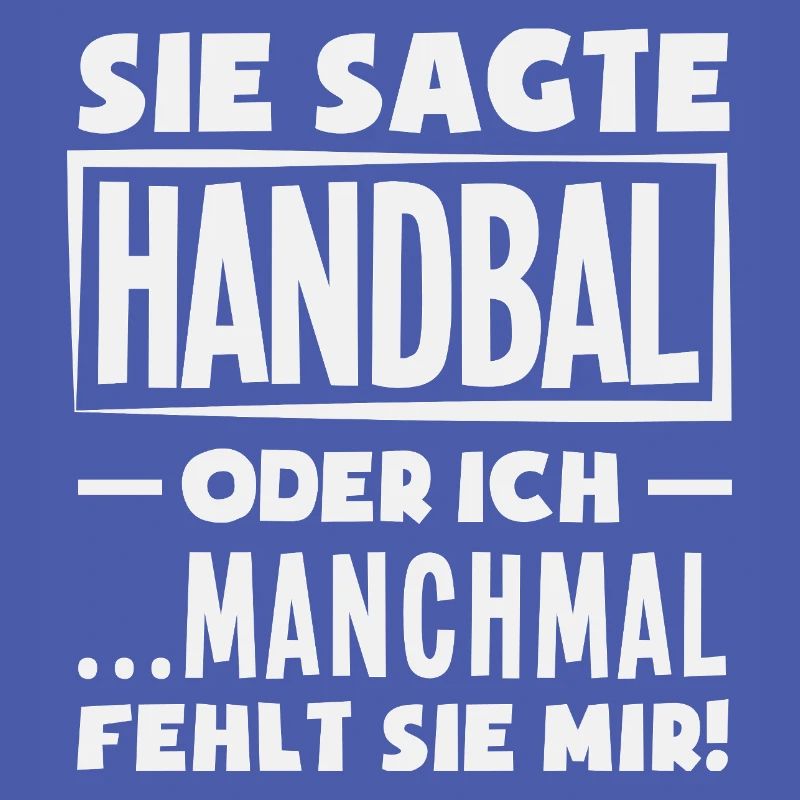 Handball oder ich – manchmal fehlt sie