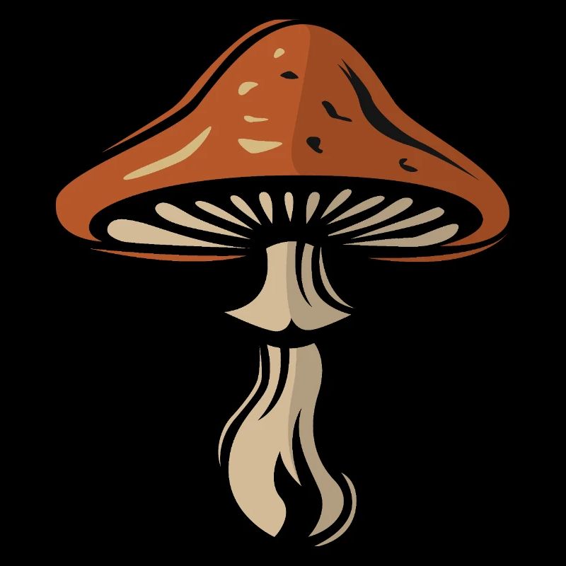 Toadstool Symbol - Nature and Mushrooms