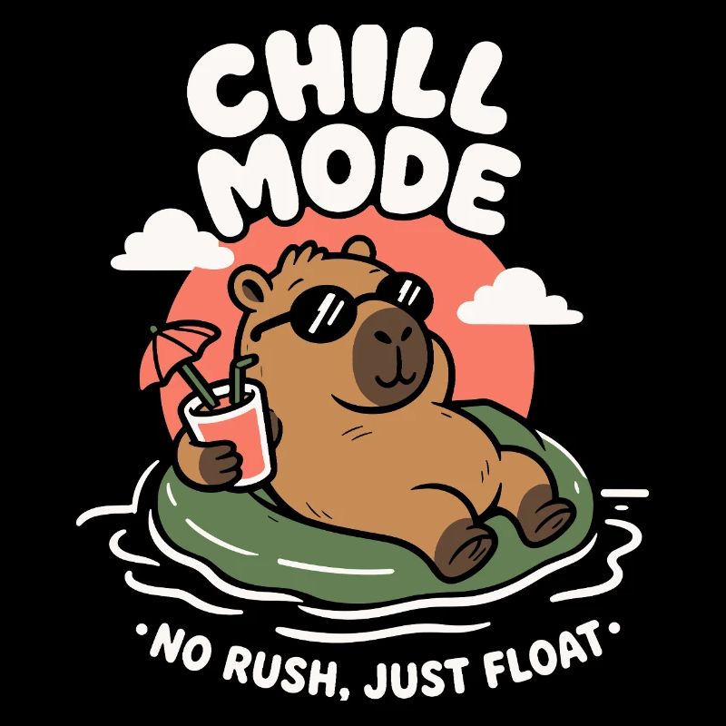 Chill Mode Summer Capybara