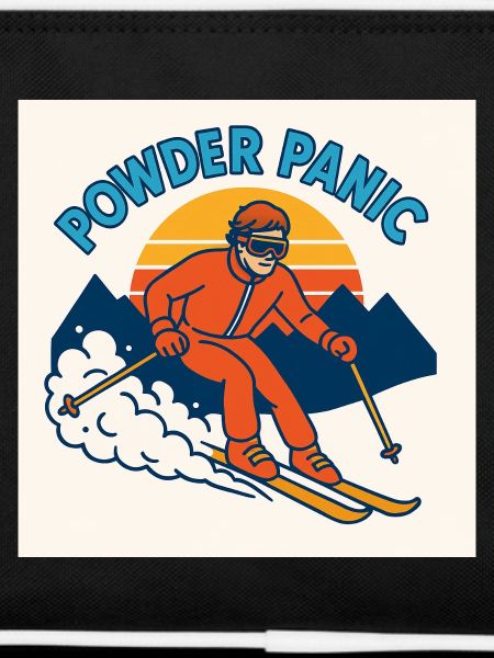 Powder Panic Retro Ski