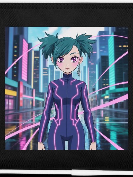 Neon Cybersuit Light Lines