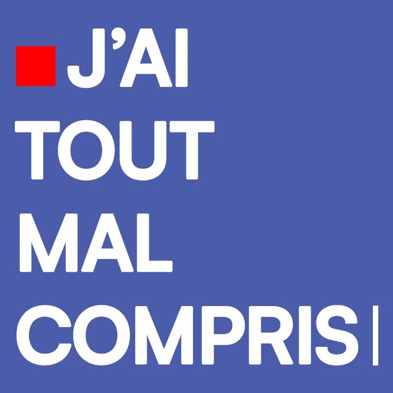 J’AI TOUT MAL COMPRIS | Humour autodérision