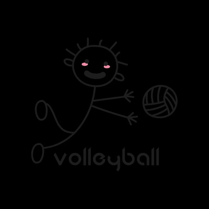 Volleyball - Strichmännchen