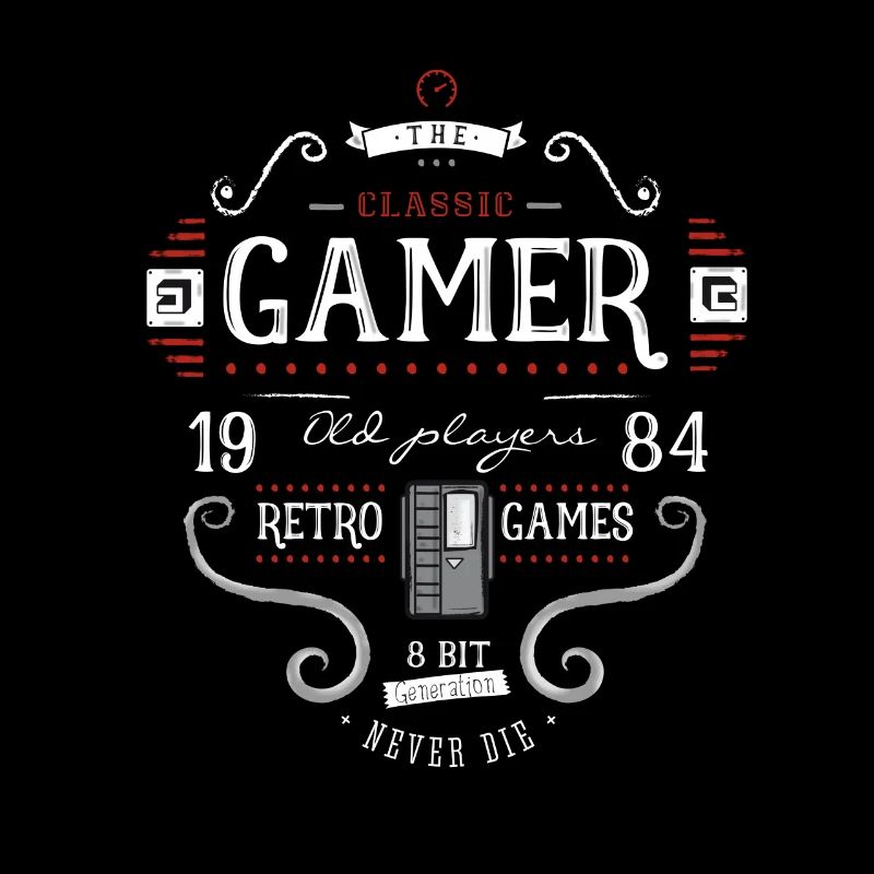 Retrogame nerd it geek play 1984 8bit console lol