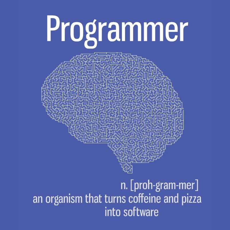 programmer brain pc computer definition pizza lo