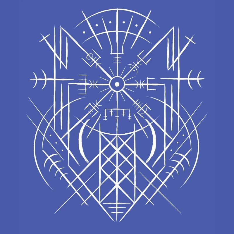 Vegvisir Runic Compass Celtes Viking Web Wyrd