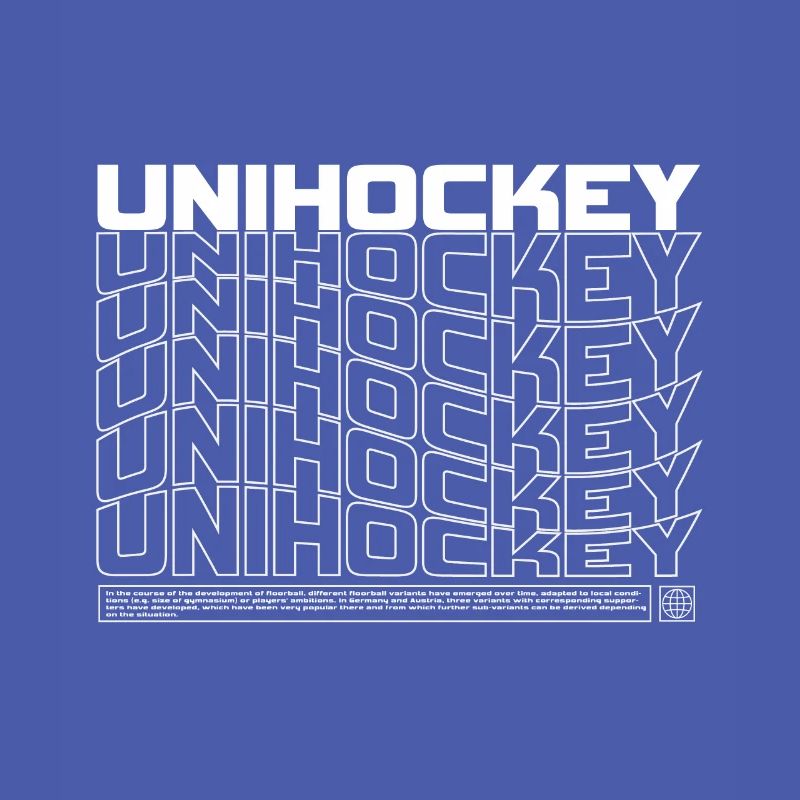 Floorball Typo Pattern