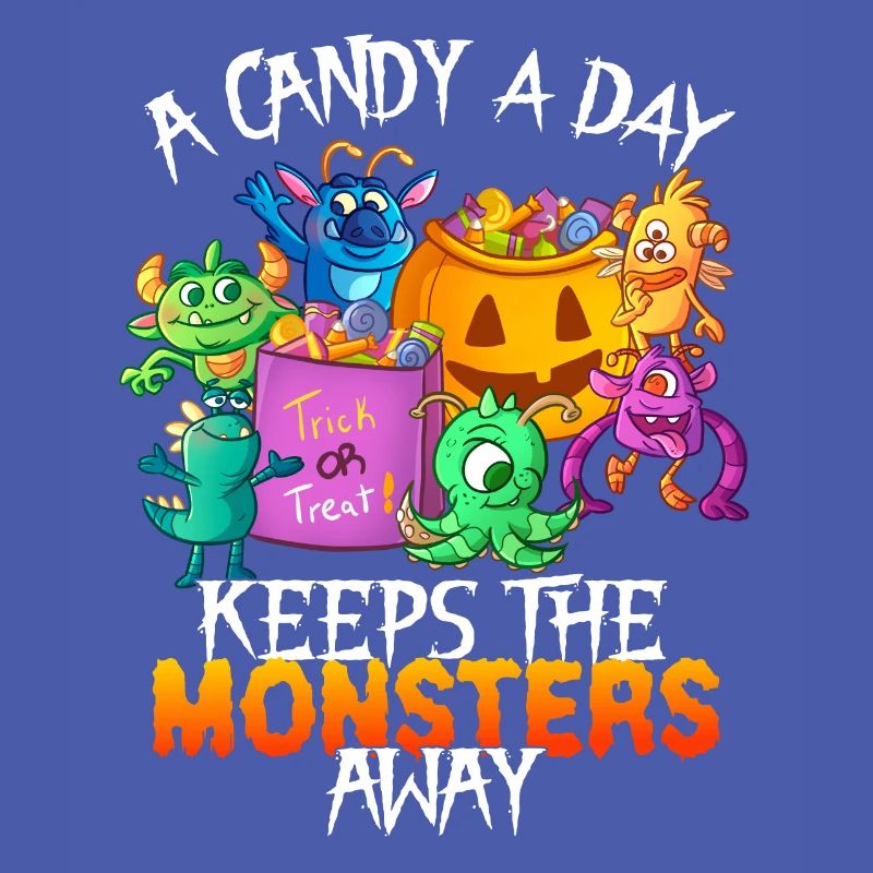 One Candy Per Day Keeps The Montser Far Halloween