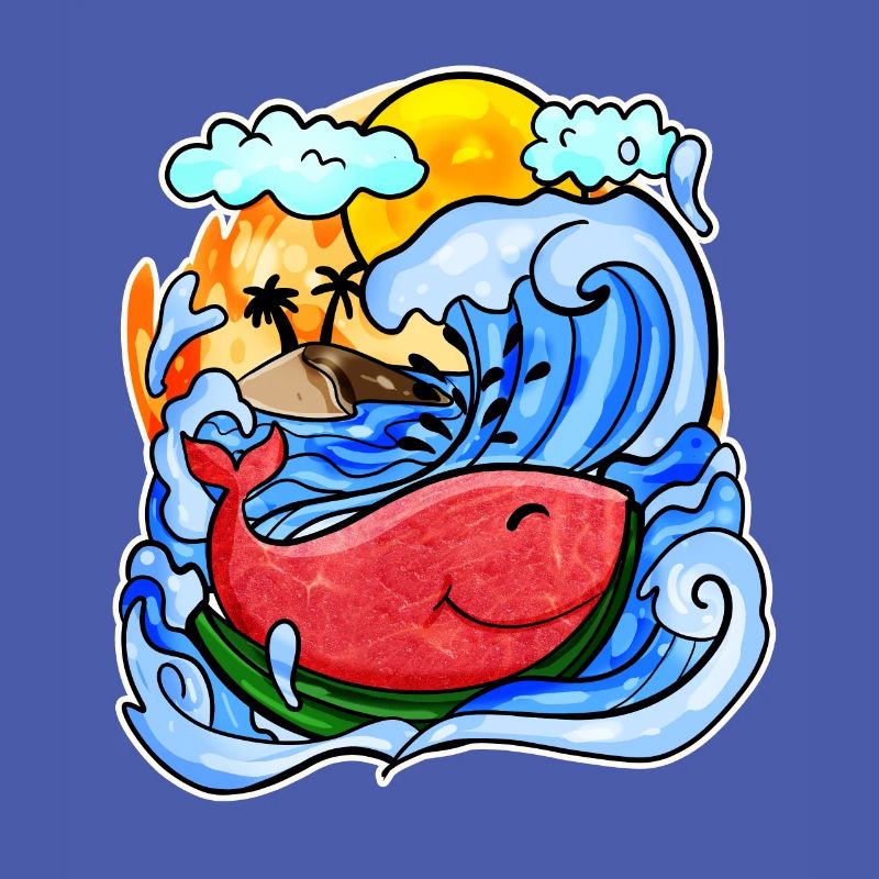 Baleine pastèque