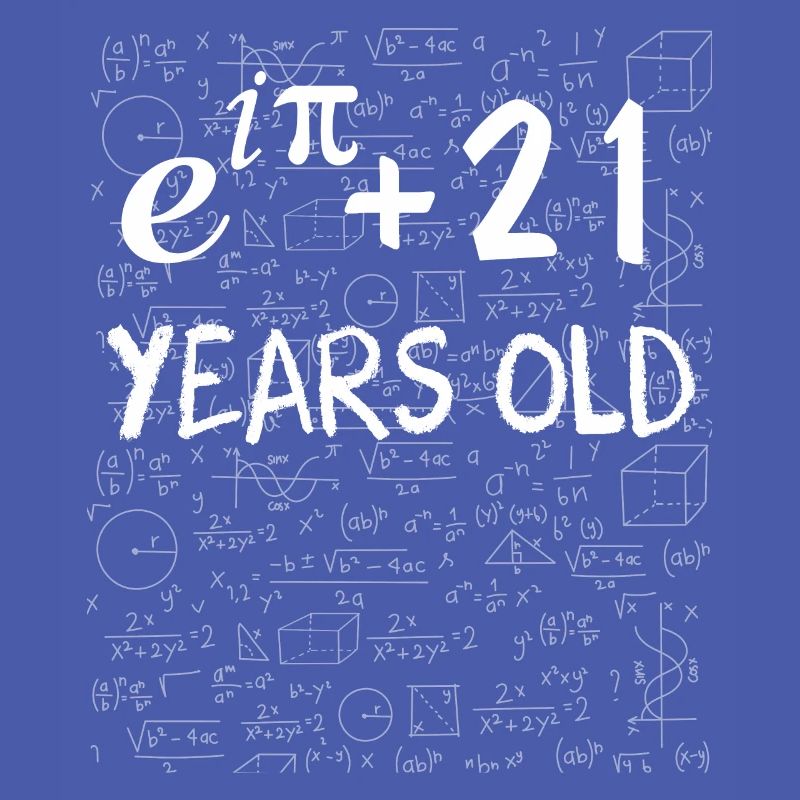 20th birthday 20 years Euler Identity math gift