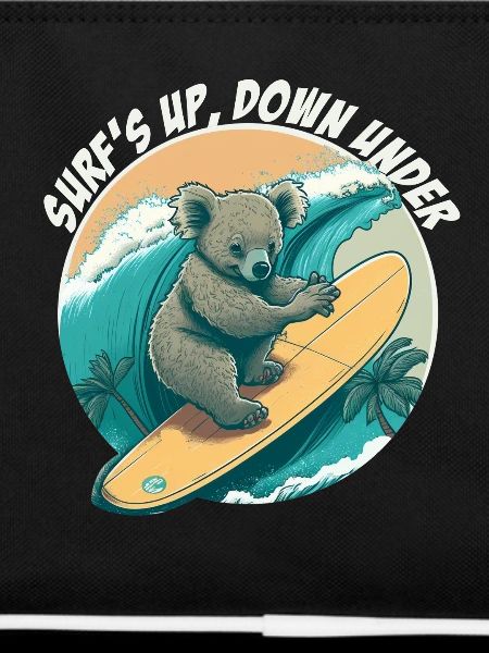 Down under surfender Koalabär