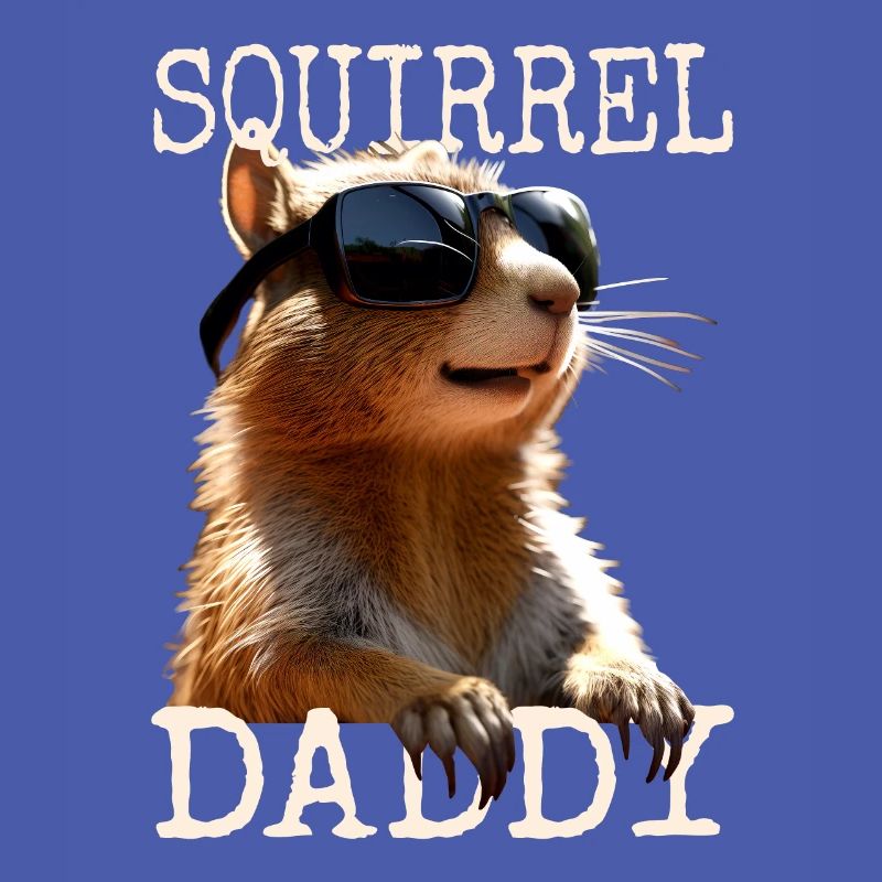 Squirrel Daddy Squirrel Dad Father's Day Dad