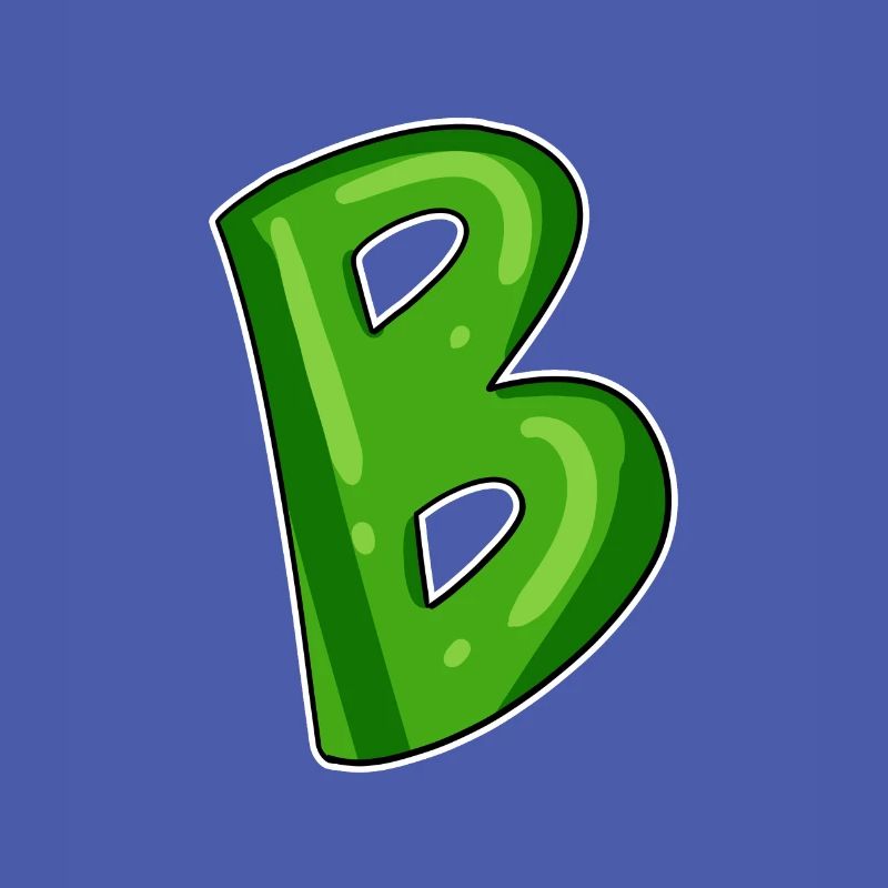Buchstabe B - Anfangsbuchstabe B