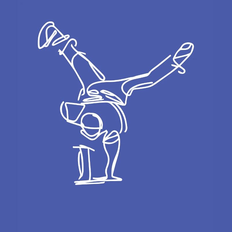 Breakdancer Drawing
