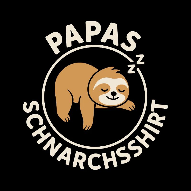 Vaterschaft PAPAS SCHNARCHSSHIRT LUSTIG
