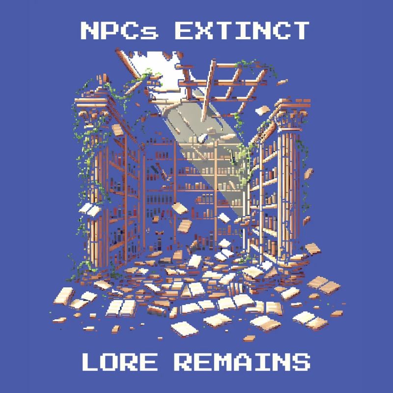 NPCs gone, lore stays | Post-apocalyptic