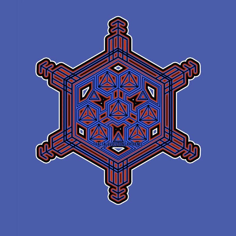 Fractal Evolution Experience Star Hexagon Pattern
