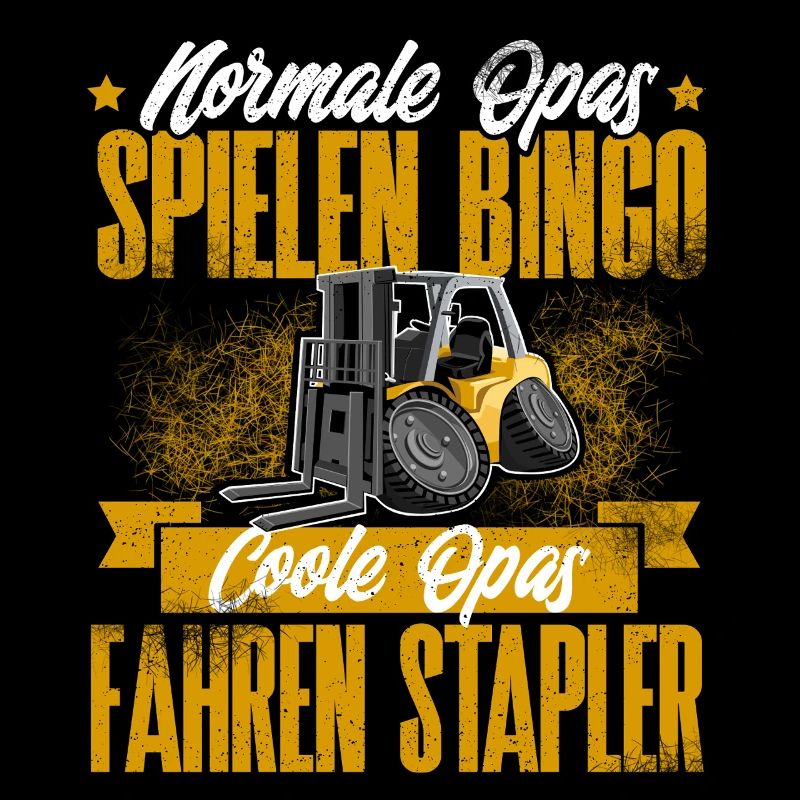 Opa Staplerfahrer