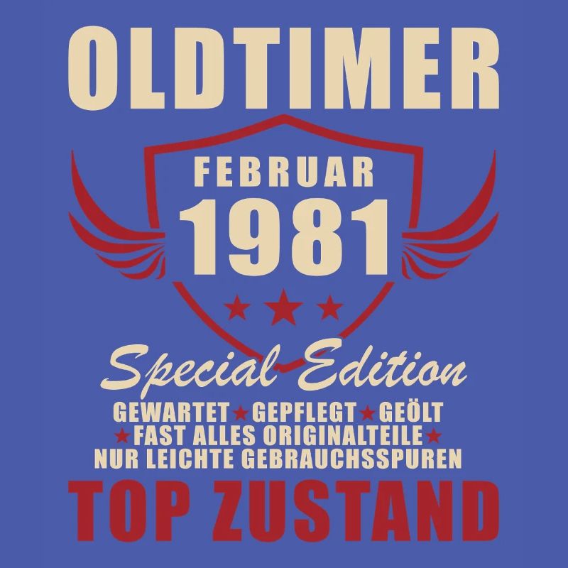 Februar 1981 Geburtstag Oldtimer 1981